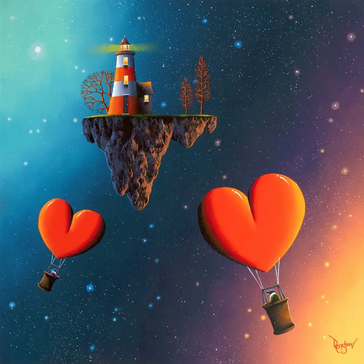 Home's Calling - Original - SOLD by artist David Renshaw - Wyecliffe Galleries