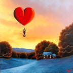 How High Can Our Love Take Us - Original - SOLD by artist David Renshaw - Wyecliffe Galleries