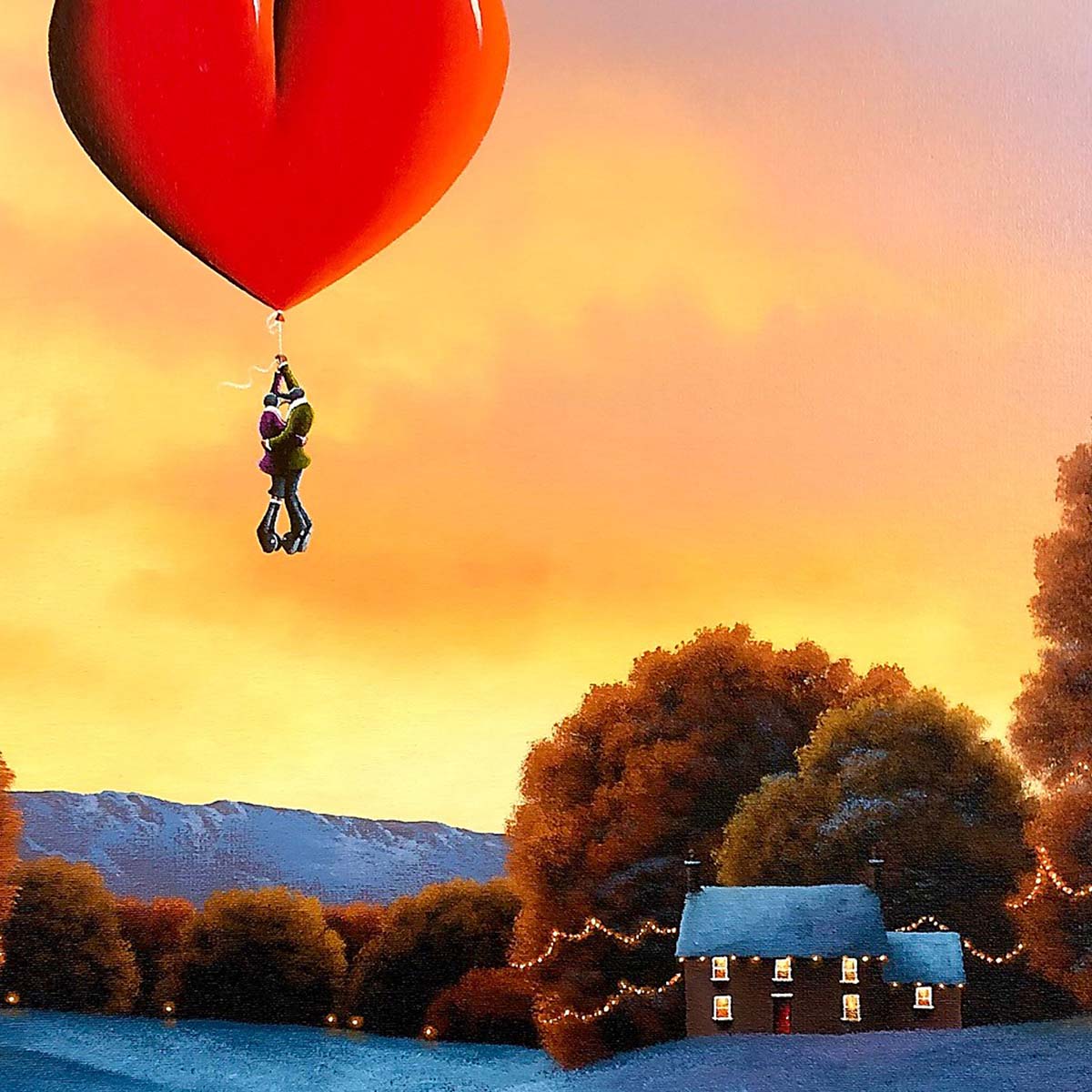 How High Can Our Love Take Us David Renshaw Framed