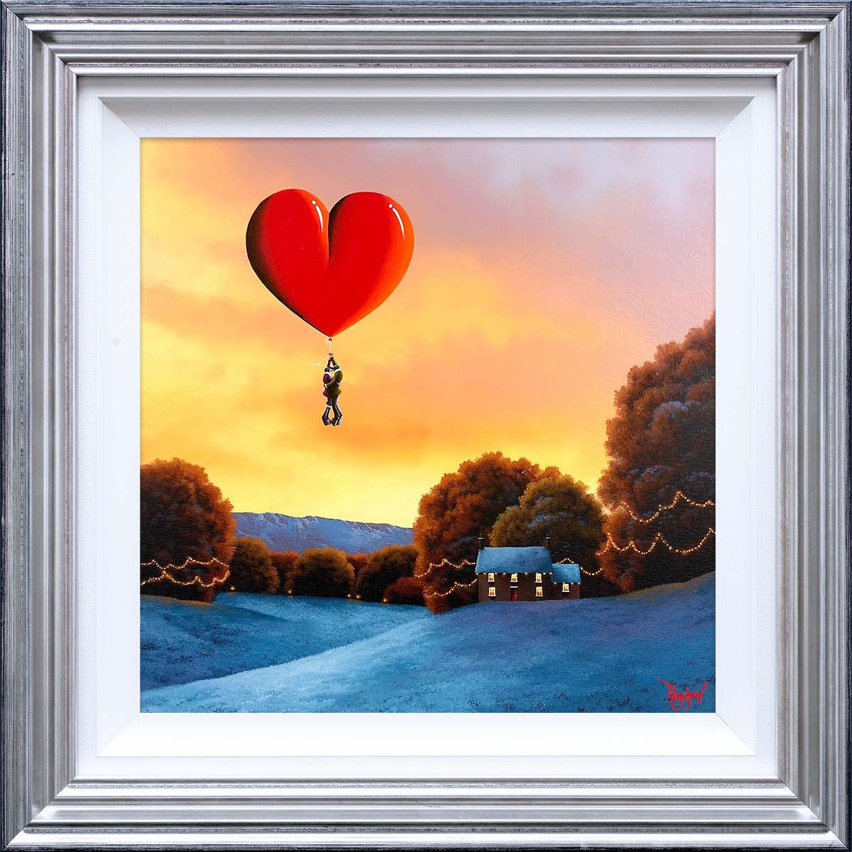 How High Can Our Love Take Us David Renshaw Framed