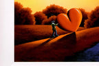 Hue's of Love - Original - SOLD by artist David Renshaw - Wyecliffe Galleries