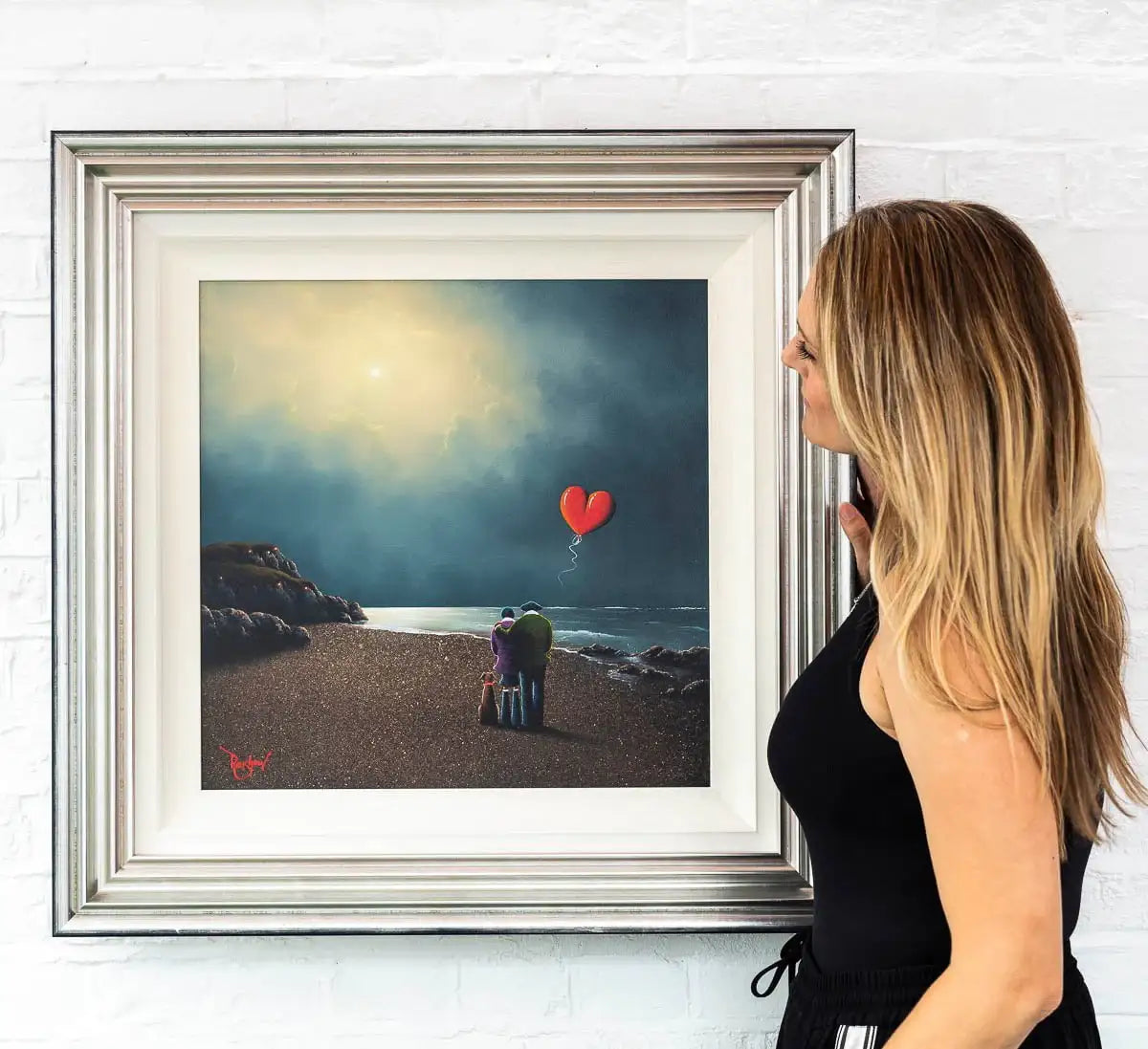 I'll Always Be By Your Side - Original - SOLD by artist David Renshaw - Wyecliffe Galleries