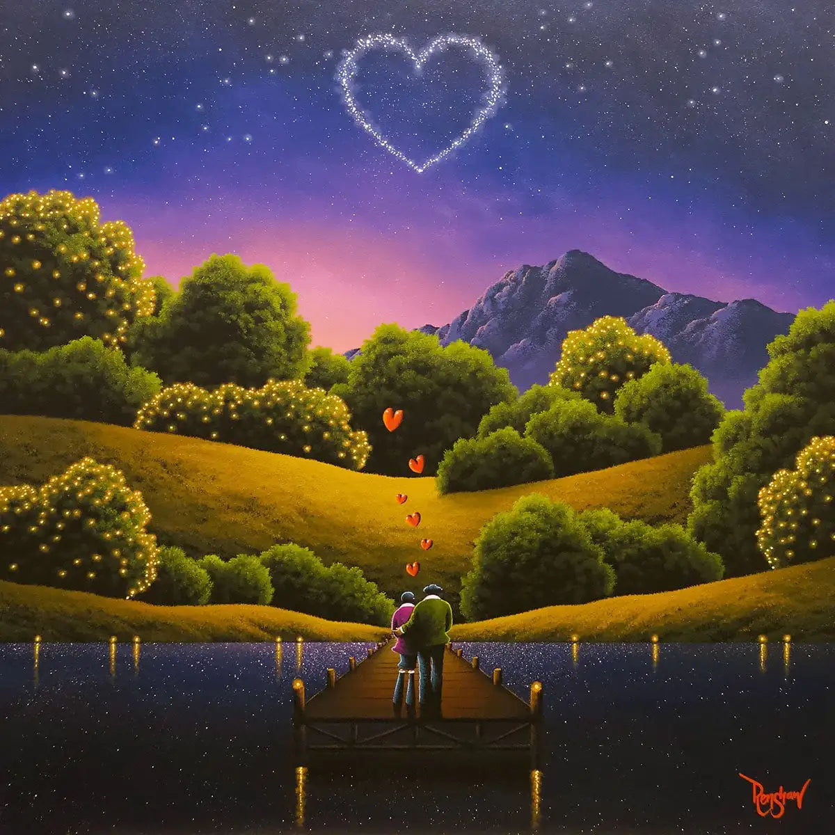 I'll Always Love You - Original - SOLD by artist David Renshaw - Wyecliffe Galleries