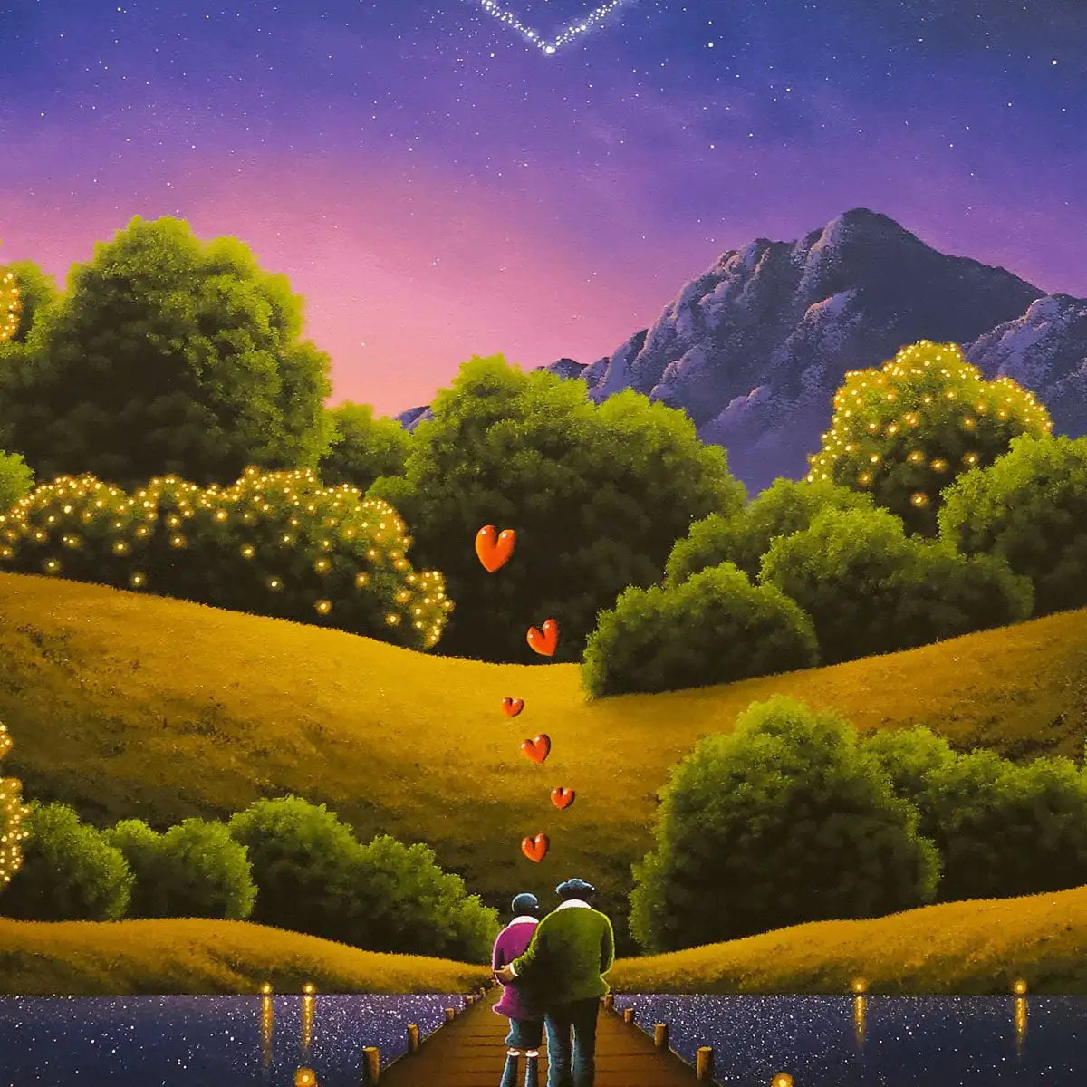 I'll Always Love You - Original - SOLD by artist David Renshaw - Wyecliffe Galleries