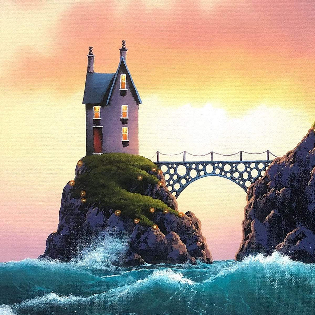 I'll Give you the World - Original - SOLD by artist David Renshaw - Wyecliffe Galleries