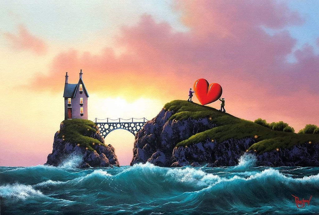 I'll Give you the World - Original - SOLD by artist David Renshaw - Wyecliffe Galleries
