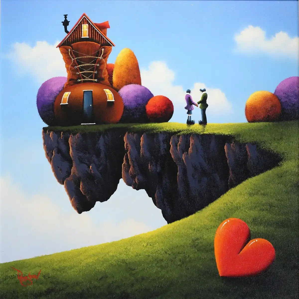 If The Shoe Fits! - Original - SOLD by artist David Renshaw - Wyecliffe Galleries