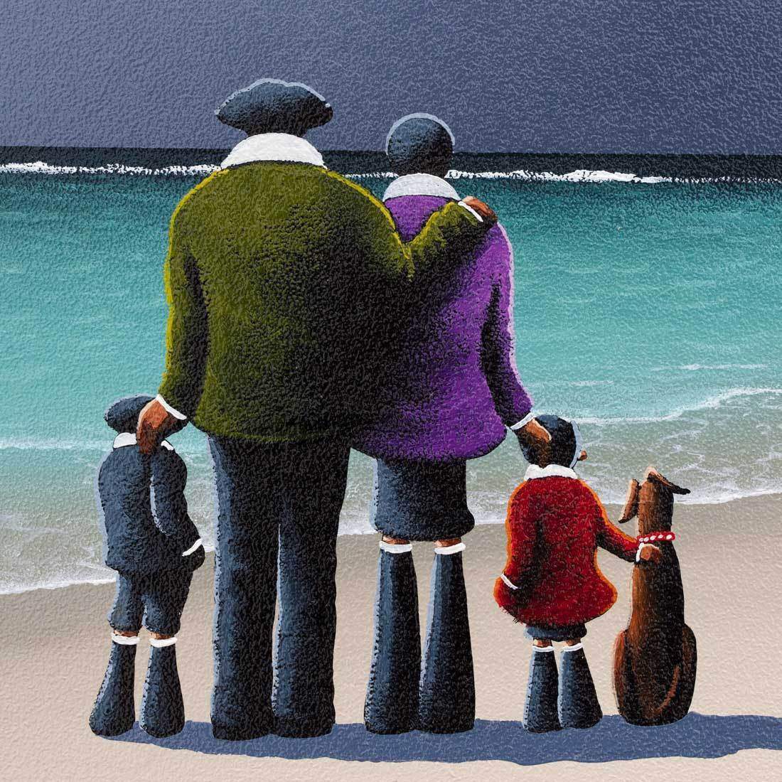 In Paradise - Original - SOLD by artist David Renshaw - Wyecliffe Galleries