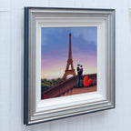 In Paris With You - Original - SOLD by artist David Renshaw - Wyecliffe Galleries