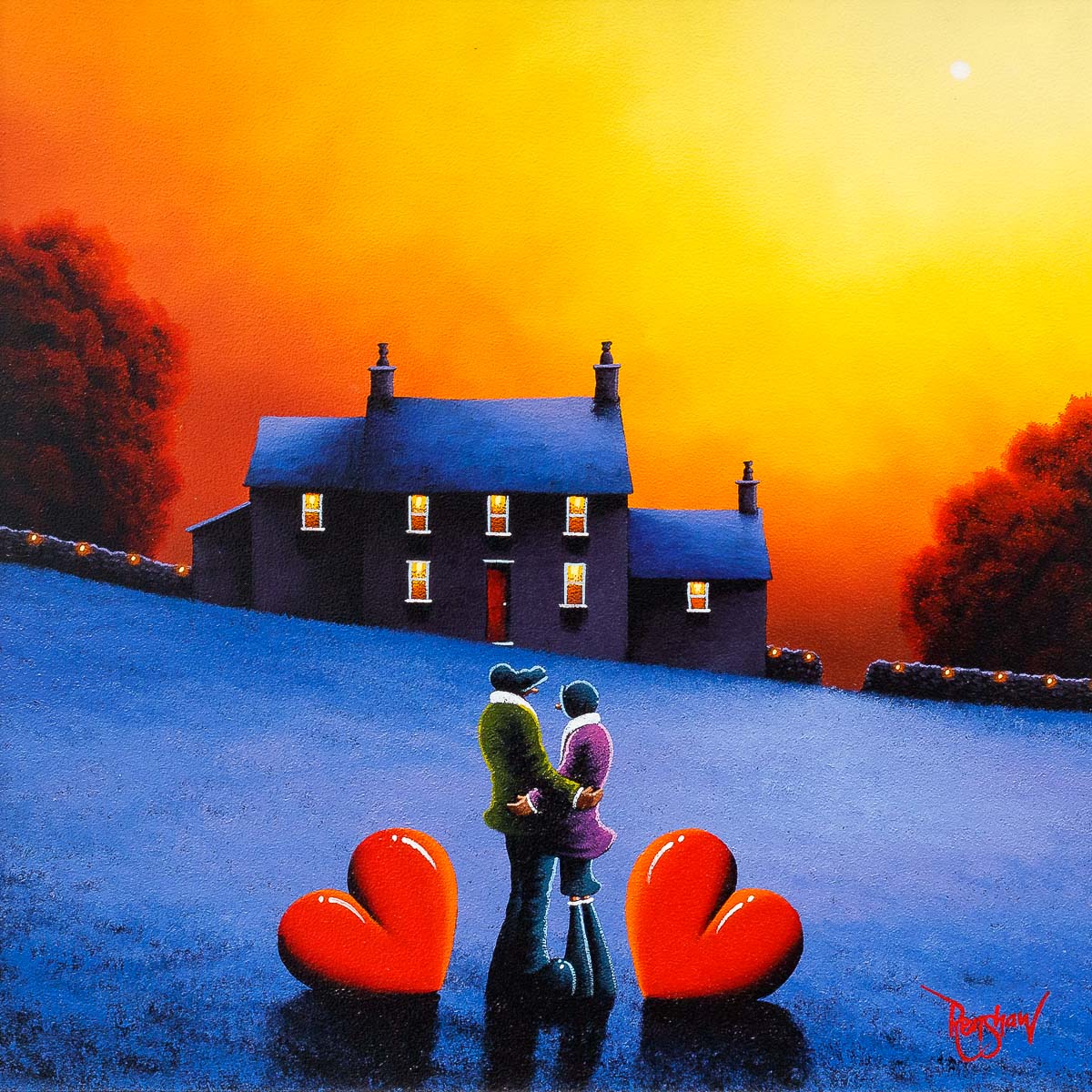 In Perfect Harmony With You - Original David Renshaw Framed
