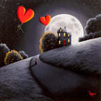 In The Moonlight - Original - SOLD by artist David Renshaw - Wyecliffe Galleries