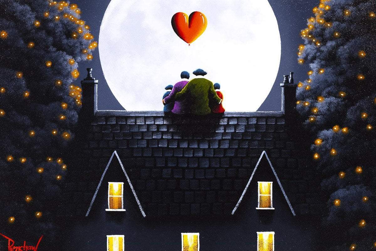 In the Moonlight - Original - SOLD by artist David Renshaw - Wyecliffe Galleries