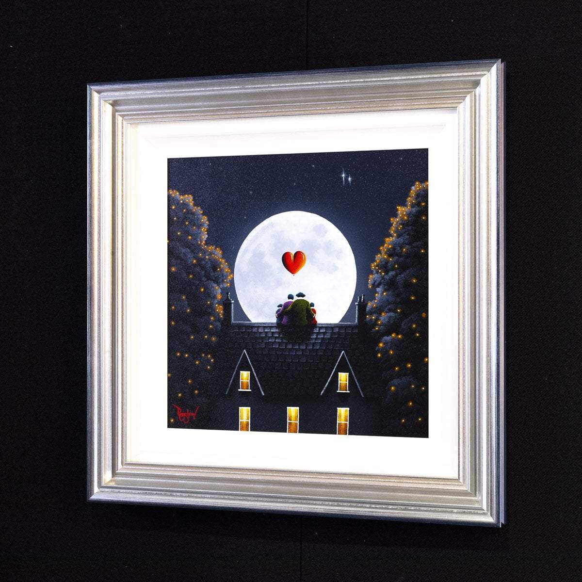 In the Moonlight - Original - SOLD by artist David Renshaw - Wyecliffe Galleries