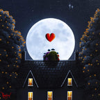 In the Moonlight - Original - SOLD by artist David Renshaw - Wyecliffe Galleries