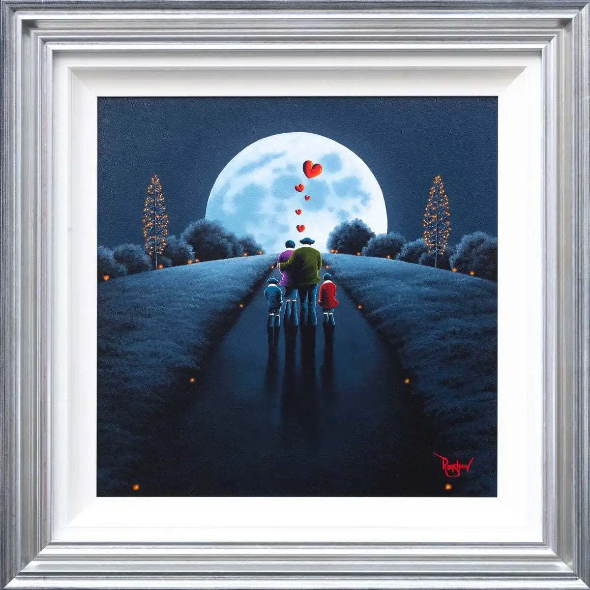 Into The Moonlight - Original - SOLD by artist David Renshaw - Wyecliffe Galleries
