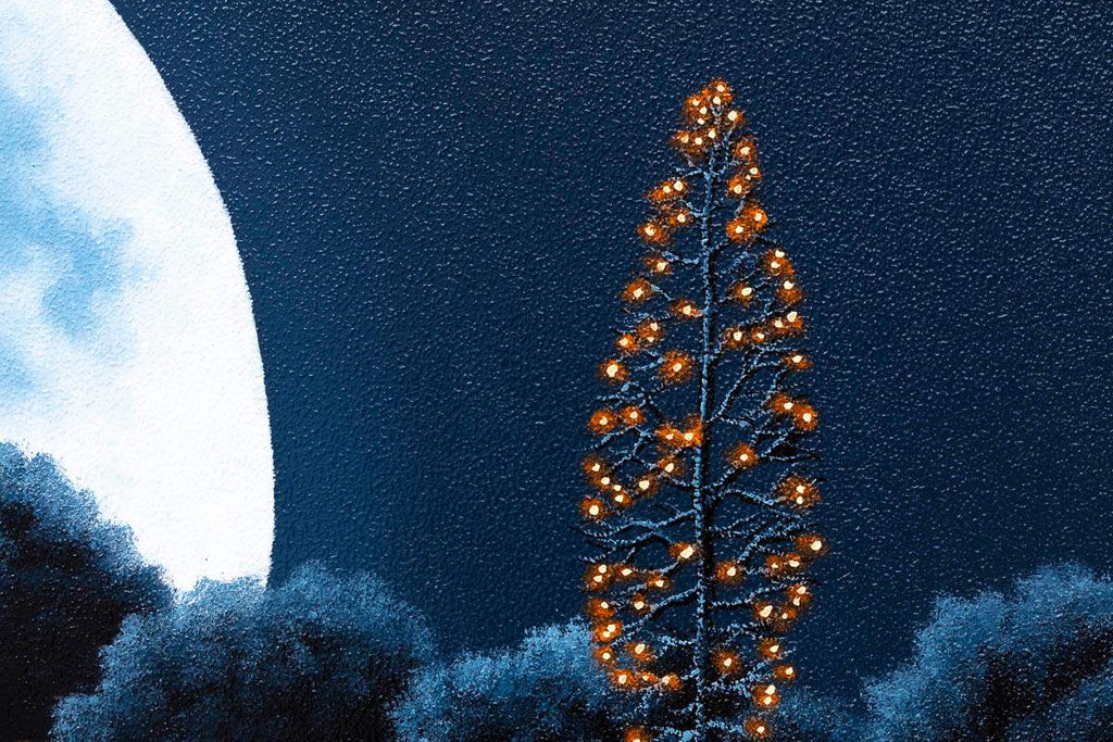 Into The Moonlight - Original - SOLD by artist David Renshaw - Wyecliffe Galleries