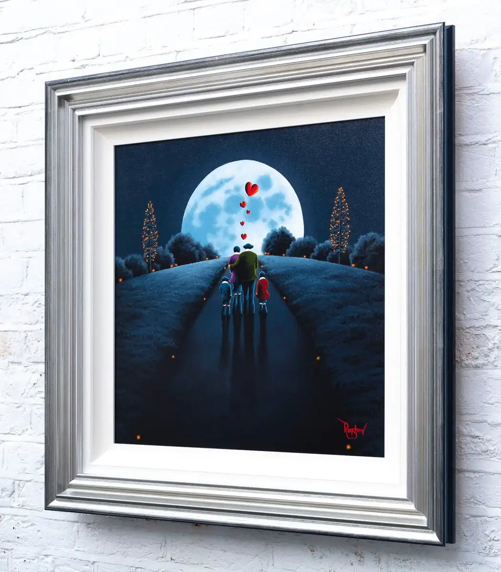 Into The Moonlight - Original - SOLD by artist David Renshaw - Wyecliffe Galleries
