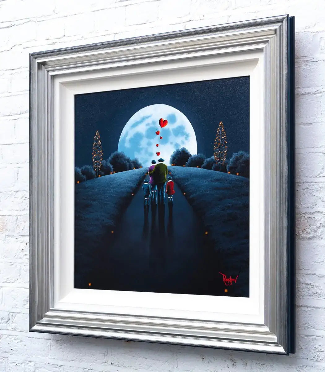 Into The Moonlight - Original - SOLD by artist David Renshaw - Wyecliffe Galleries