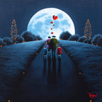 Into The Moonlight - Original - SOLD by artist David Renshaw - Wyecliffe Galleries