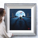Into The Moonlight - Original - SOLD by artist David Renshaw - Wyecliffe Galleries