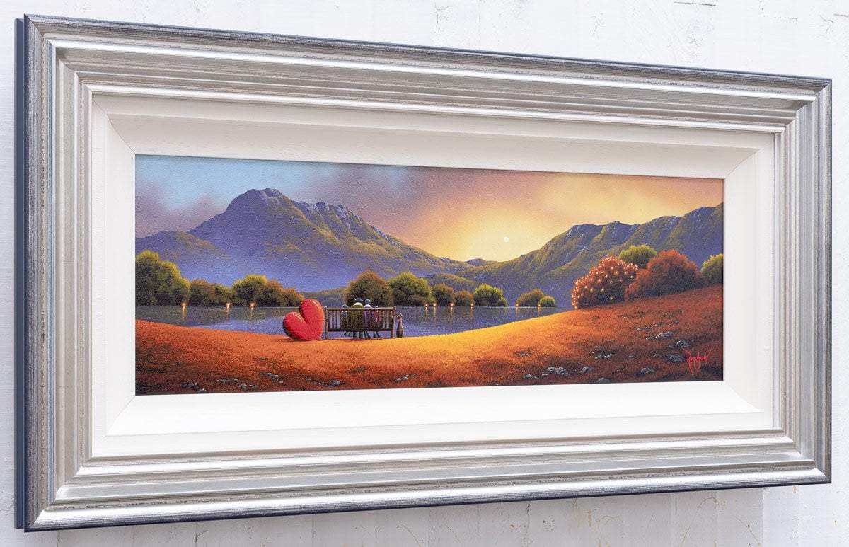 It&#39;s Been the Perfect Day - Original - SOLD David Renshaw Framed