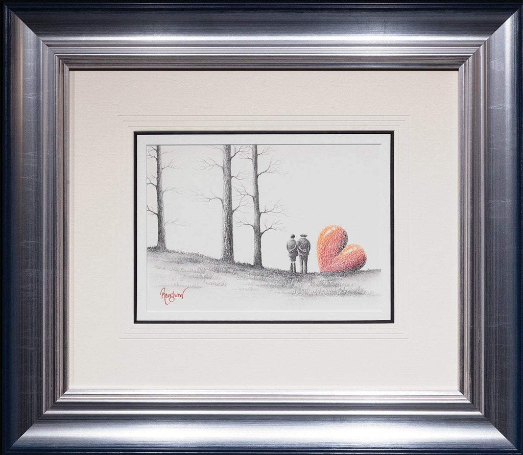 Just the Two of Us - Original Sketch - SOLD by artist David Renshaw - Wyecliffe Galleries
