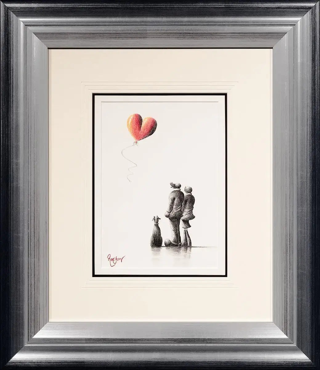 Just Us - Original Pencil Sketch - SOLD by artist David Renshaw - Wyecliffe Galleries