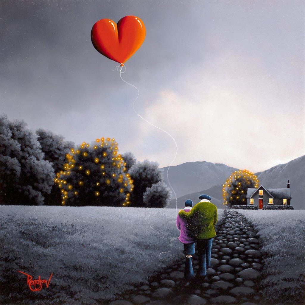 Keep Me Warm - Original - SOLD by artist David Renshaw - Wyecliffe Galleries