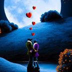 Keeping You Close - Original - SOLD by artist David Renshaw - Wyecliffe Galleries