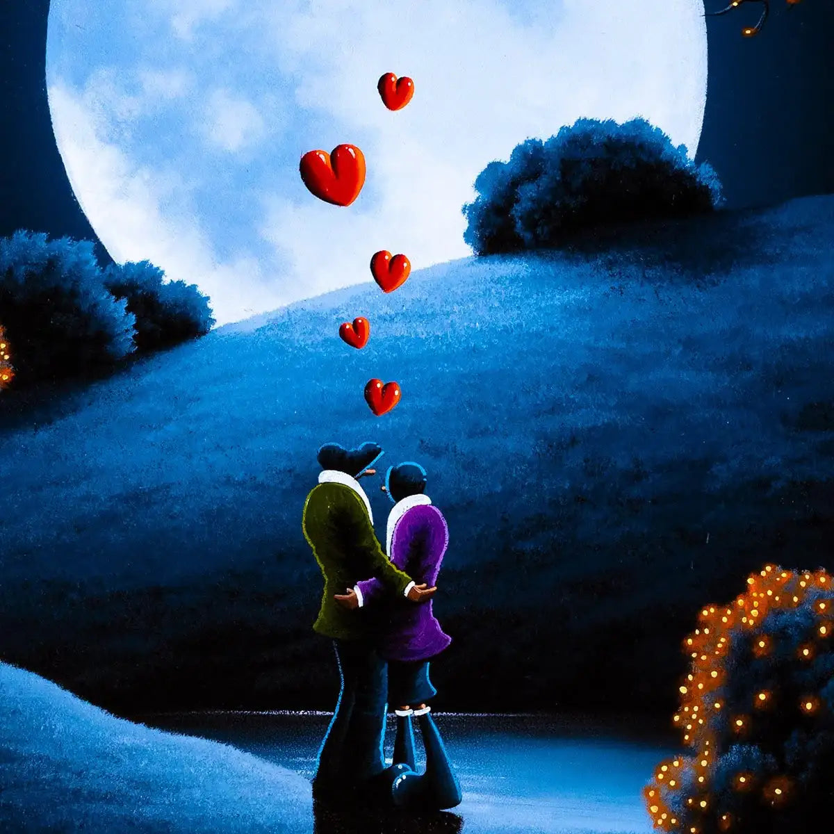 Keeping You Close - Original - SOLD by artist David Renshaw - Wyecliffe Galleries