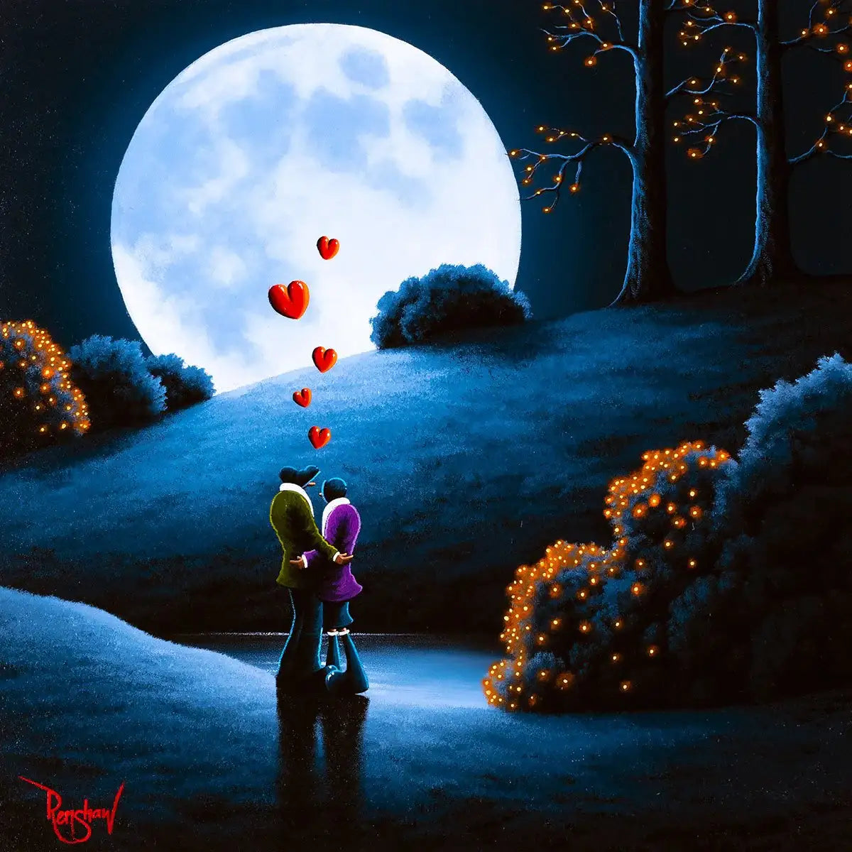 Keeping You Close - Original - SOLD by artist David Renshaw - Wyecliffe Galleries