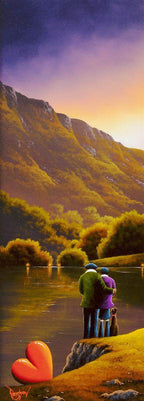 Lake Of Love - Original - SOLD by artist David Renshaw - Wyecliffe Galleries