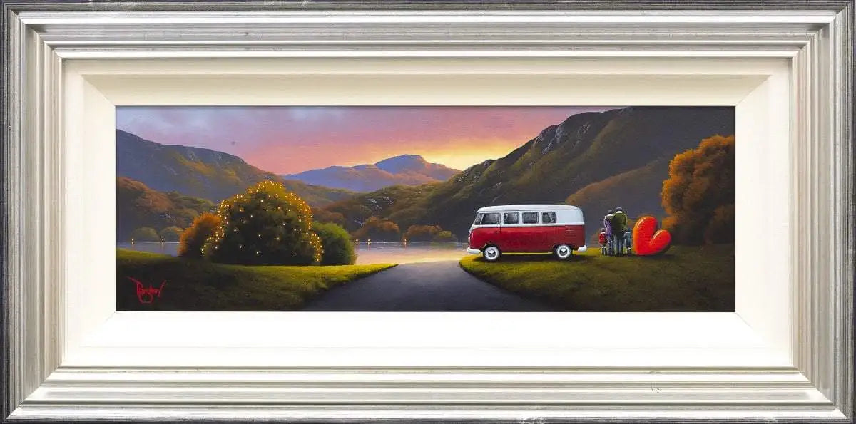 Lakeland Campers - Original - SOLD by artist David Renshaw - Wyecliffe Galleries