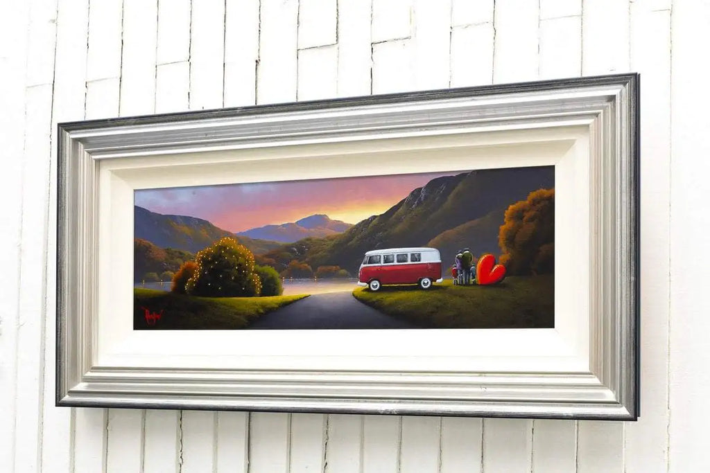 Lakeland Campers - Original - SOLD by artist David Renshaw - Wyecliffe Galleries
