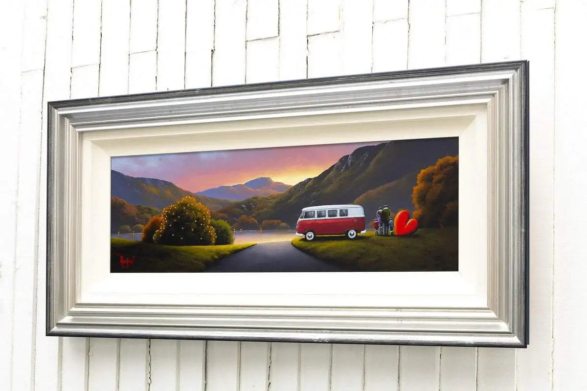 Lakeland Campers - Original - SOLD by artist David Renshaw - Wyecliffe Galleries