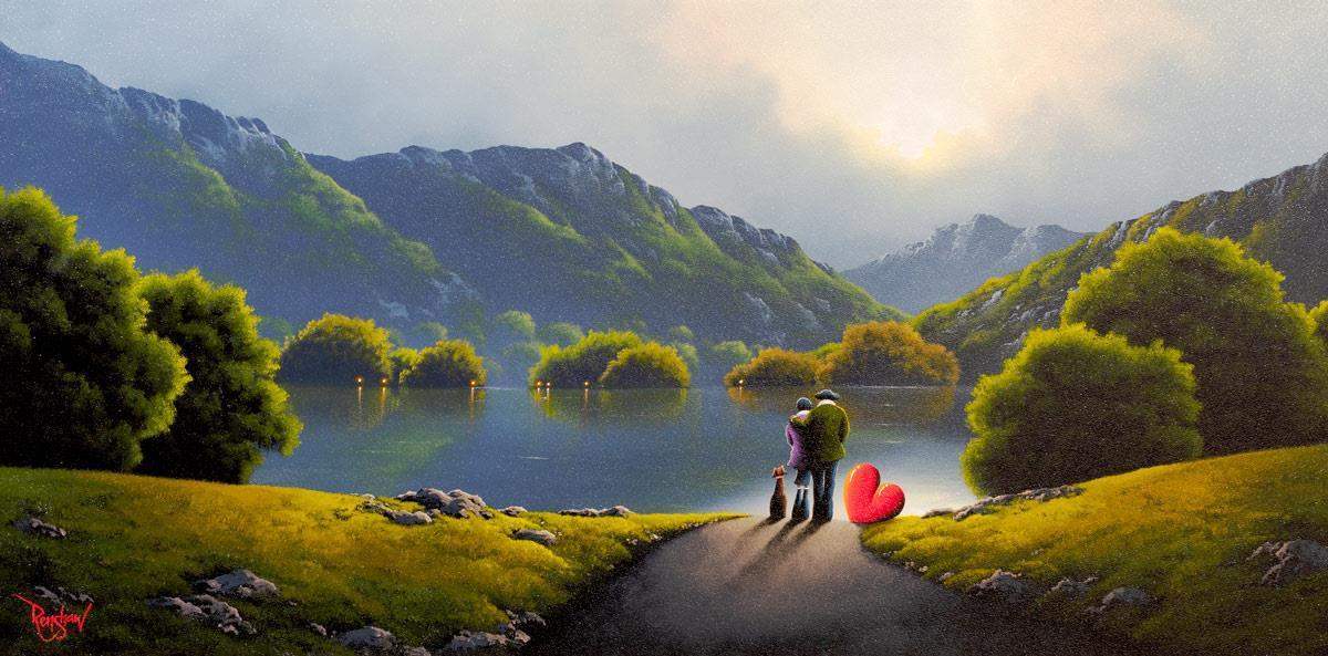 Lakeside Adventure - SOLD by artist David Renshaw - Wyecliffe Galleries