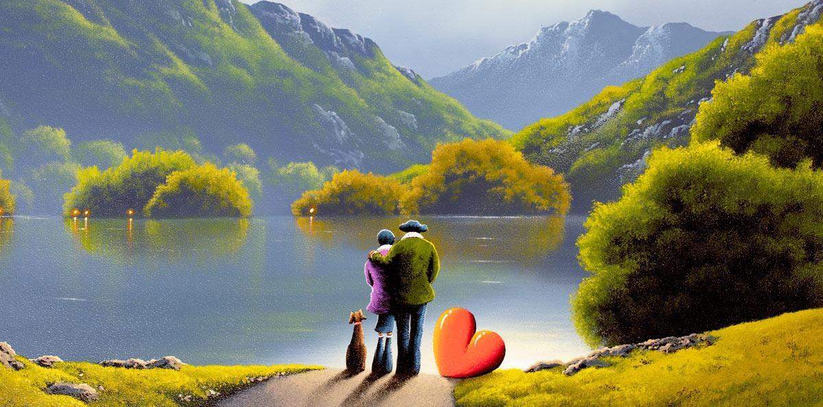 Lakeside Adventure - SOLD by artist David Renshaw - Wyecliffe Galleries