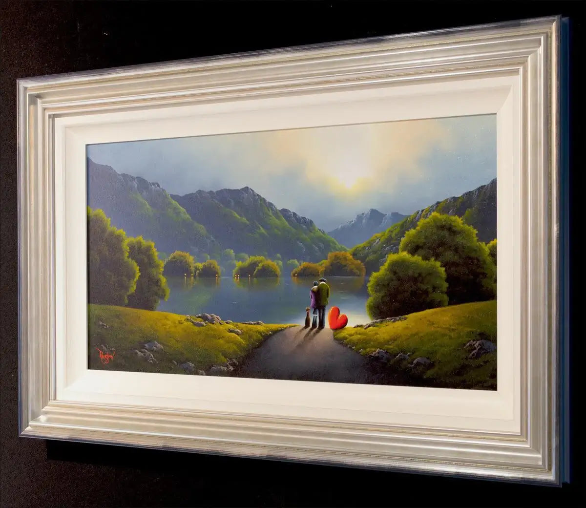 Lakeside Adventure - SOLD by artist David Renshaw - Wyecliffe Galleries