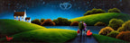 Lakeside Lovers - Original - SOLD by artist David Renshaw - Wyecliffe Galleries