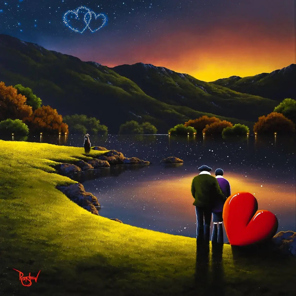 Lakeside Memories - Original - SOLD by artist David Renshaw - Wyecliffe Galleries