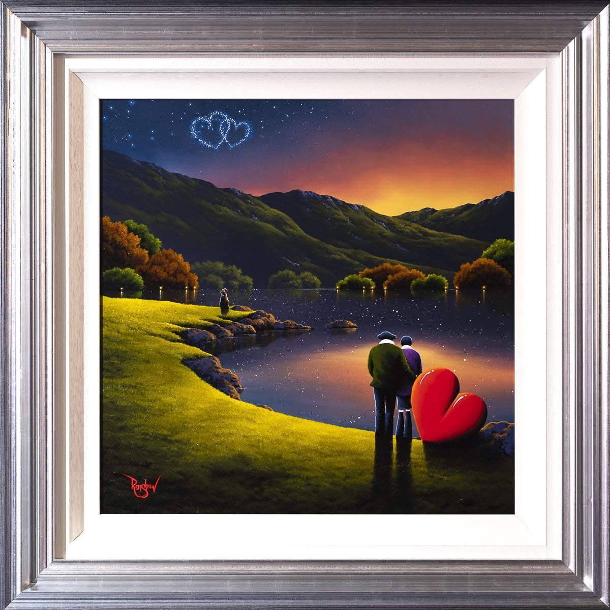 Lakeside Memories - Original - SOLD by artist David Renshaw - Wyecliffe Galleries