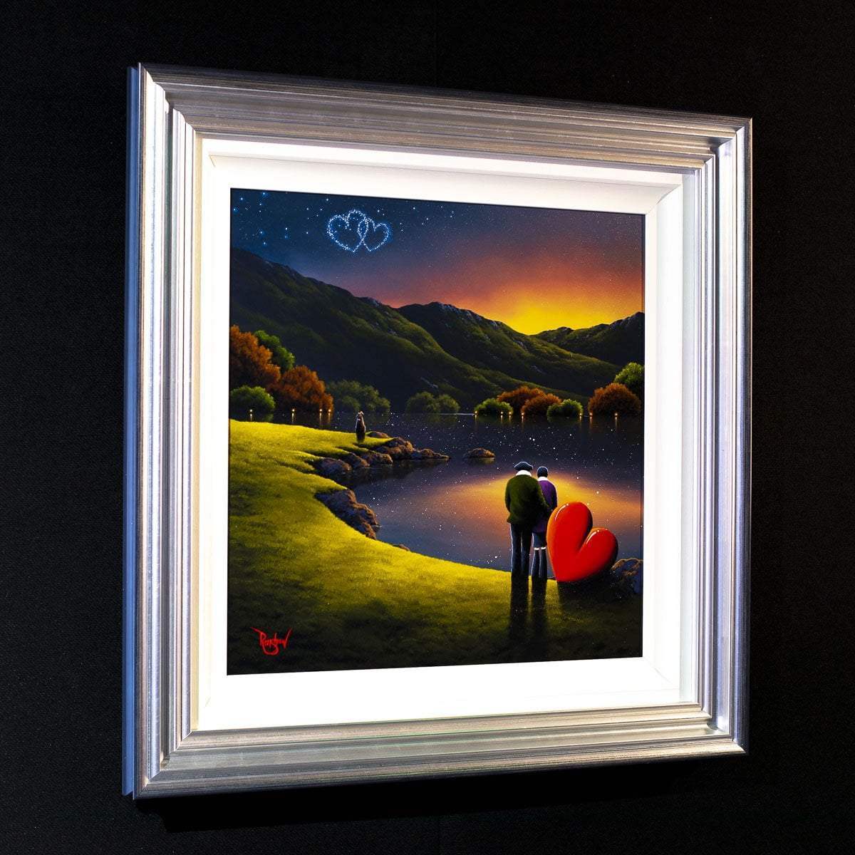 Lakeside Memories - Original - SOLD by artist David Renshaw - Wyecliffe Galleries