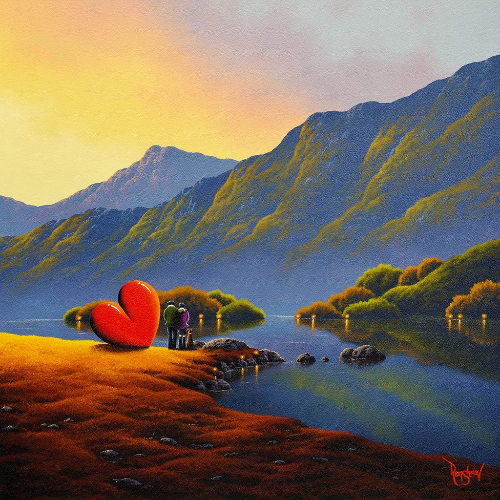 Lakeside Moment - Original - SOLD by artist David Renshaw - Wyecliffe Galleries