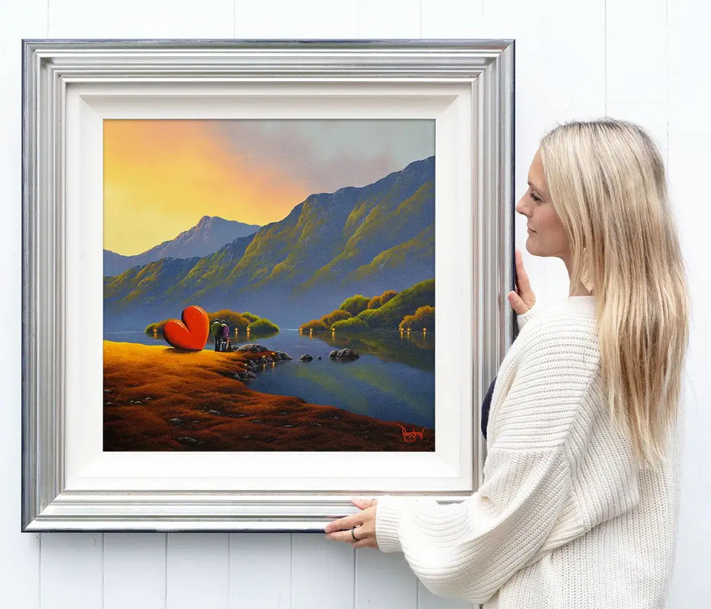 Lakeside Moment - Original - SOLD by artist David Renshaw - Wyecliffe Galleries