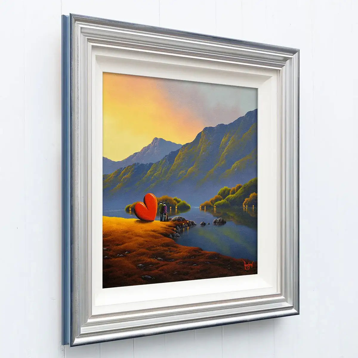 Lakeside Moment - Original - SOLD by artist David Renshaw - Wyecliffe Galleries