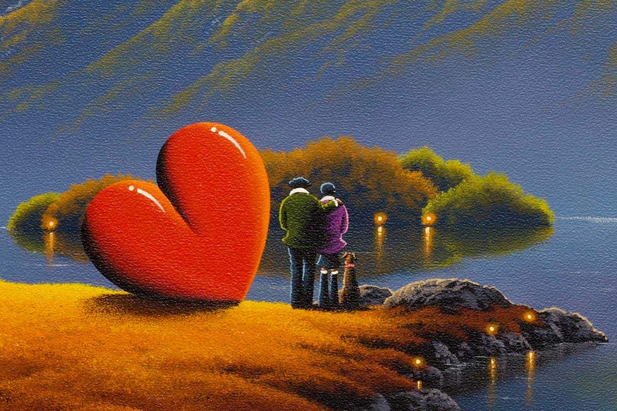 Lakeside Moment - Original - SOLD by artist David Renshaw - Wyecliffe Galleries