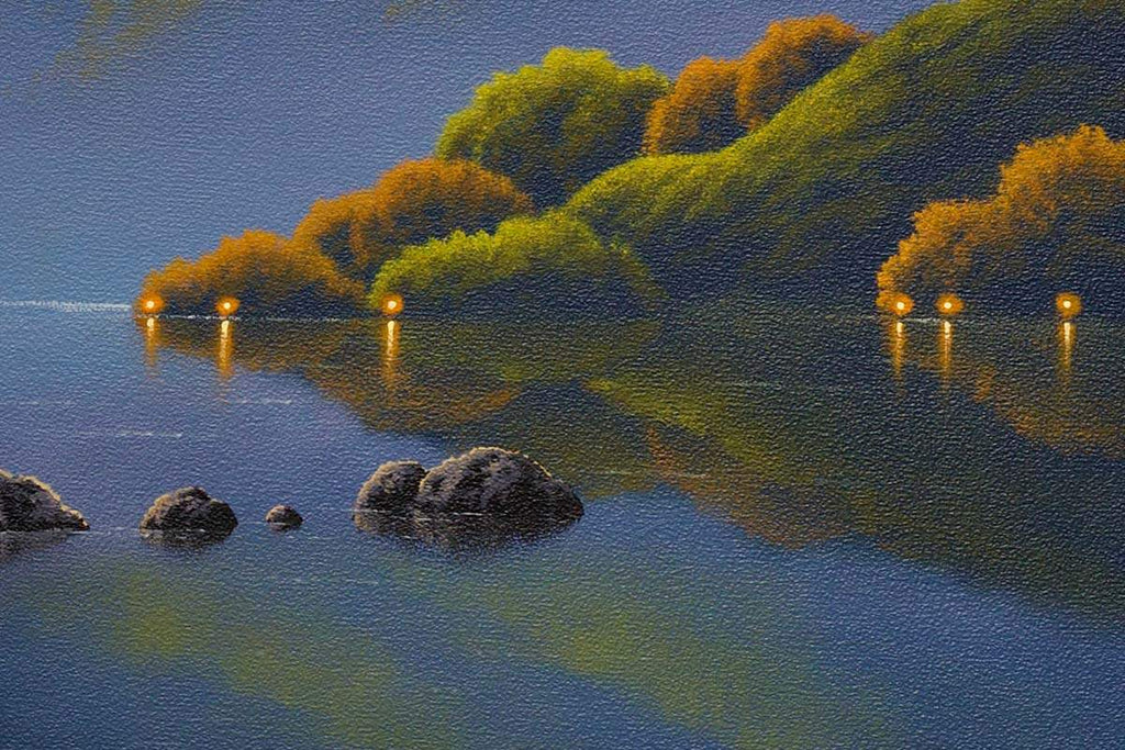 Lakeside Moment - Original - SOLD by artist David Renshaw - Wyecliffe Galleries