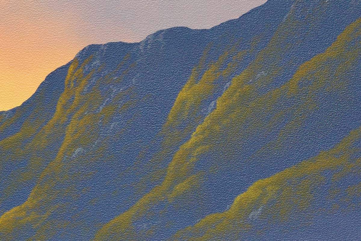 Lakeside Moment - Original - SOLD by artist David Renshaw - Wyecliffe Galleries