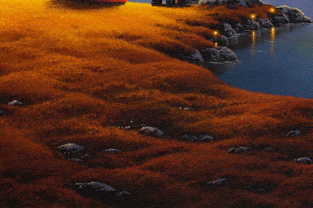 Lakeside Moment - Original - SOLD by artist David Renshaw - Wyecliffe Galleries