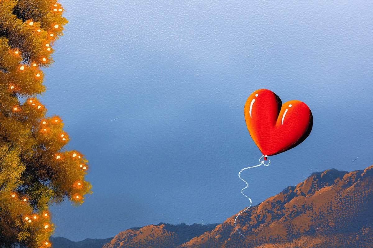 Lakeside Views with You - Original - SOLD by artist David Renshaw - Wyecliffe Galleries